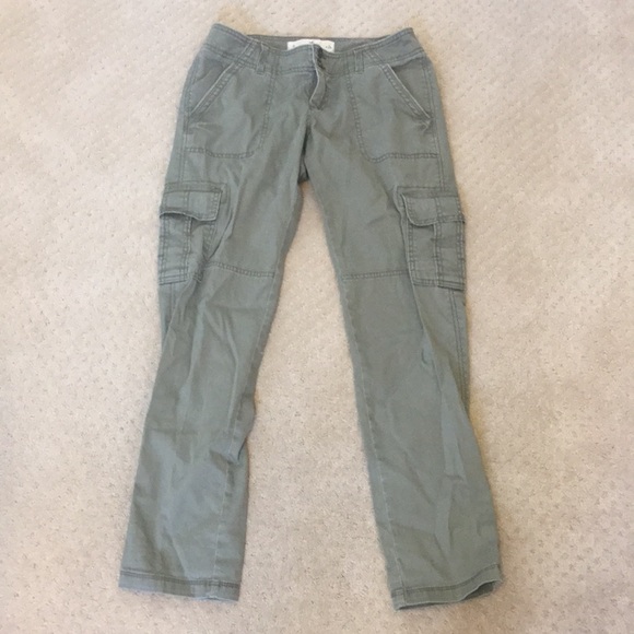hollister black cargo pants